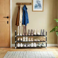 Slim 3-Tier Shoe Rack with Space-Saving Design and Sturdy Construction - Ideal Shoe Storage Solution for Entryways and Closets