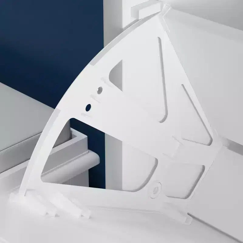 Famapy Modern White Flip-Front 3-Drawer Shoe Cabinet