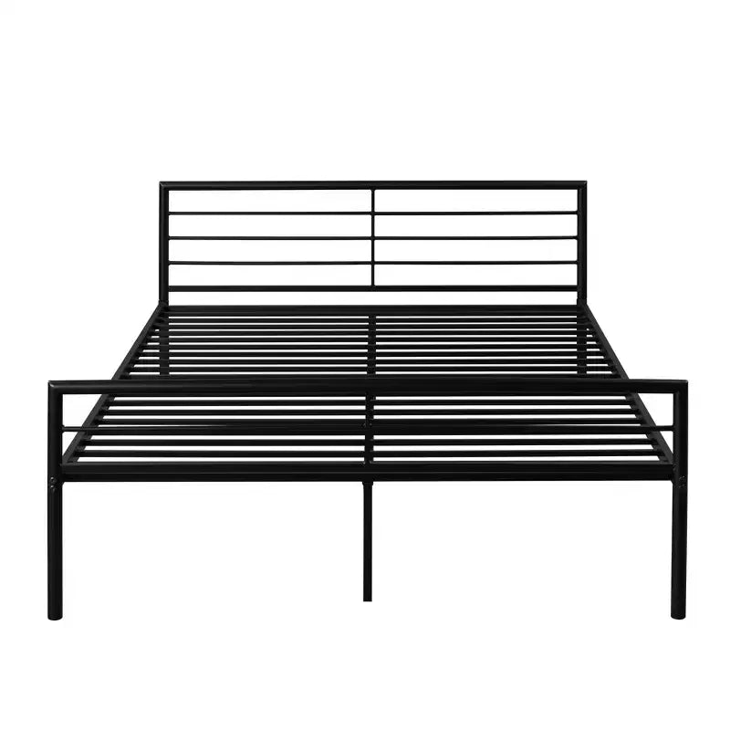 Whisen Twin Over Full Metal Bunk Bed with Desk and Ladder