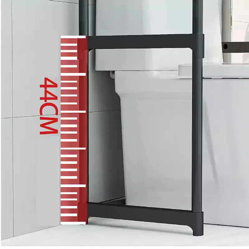 Over-The-Toilet Storage Rack, 3-Tier Bathroom Over Toilet Storage, Freestanding Space Saver Bathroom Shelves Over Toilet For Bathroom Restroom