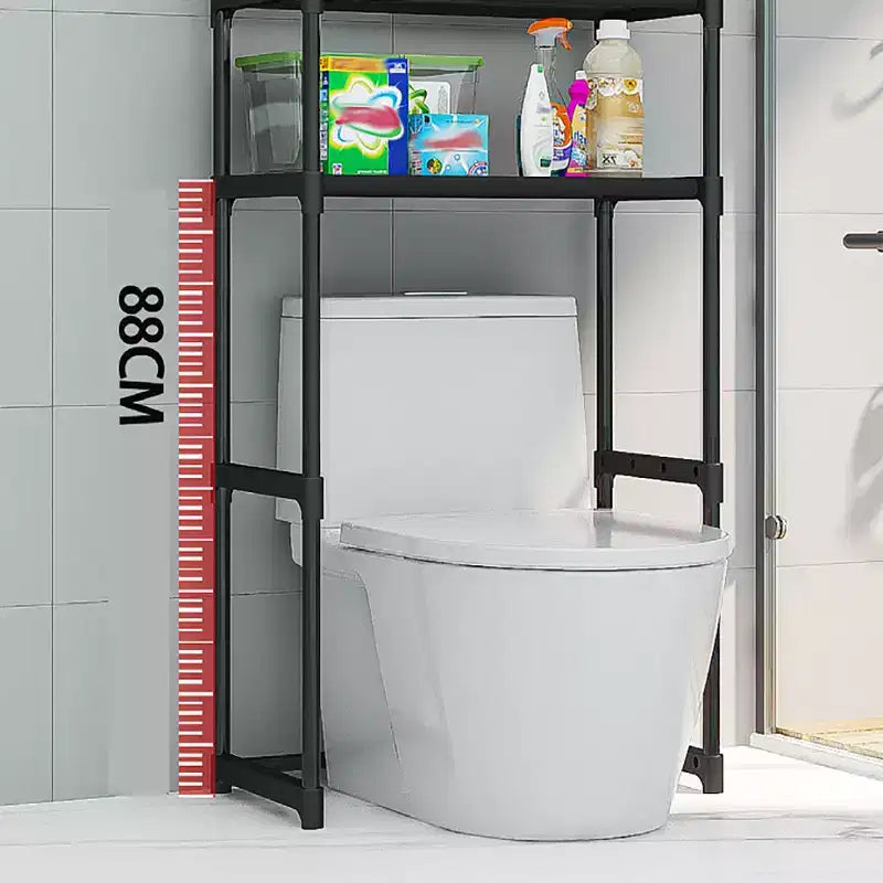 Over-The-Toilet Storage Rack, 3-Tier Bathroom Over Toilet Storage, Freestanding Space Saver Bathroom Shelves Over Toilet For Bathroom Restroom