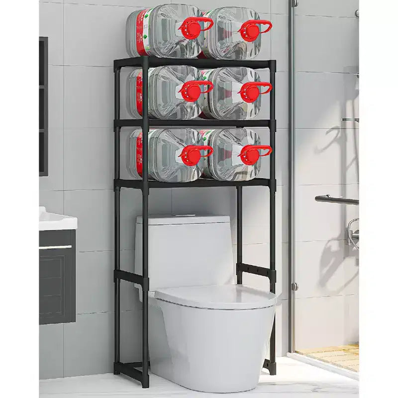 Over-The-Toilet Storage Rack, 3-Tier Bathroom Over Toilet Storage, Freestanding Space Saver Bathroom Shelves Over Toilet For Bathroom Restroom