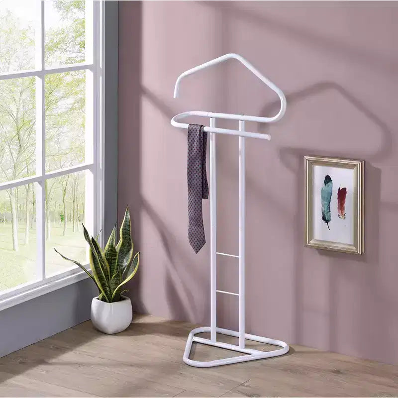 Kings Brand Furniture Kalblins Metal Suit Valet Stand, Clothes Rack, Clothing Organizer, Jacket Hanger