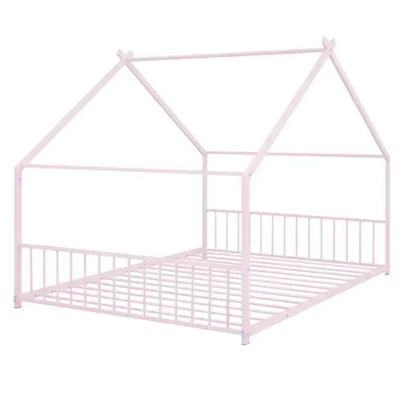 Whisen Playhouse Design Metal Frame House Bed, Superior Quality