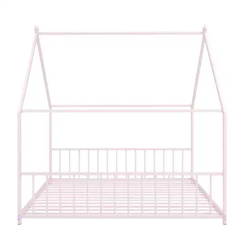 Whisen Playhouse Design Metal Frame House Bed, Superior Quality