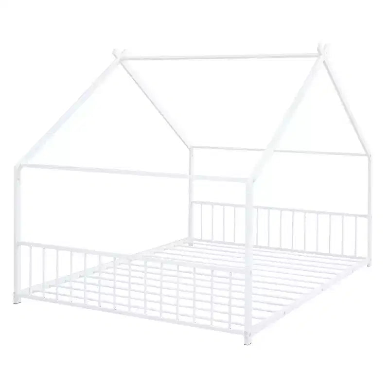 Whisen Playhouse Design Metal Frame House Bed, Superior Quality