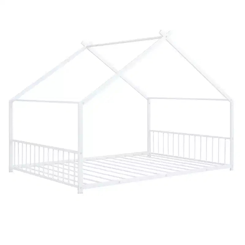 Whisen Playhouse Design Metal Frame House Bed, Superior Quality