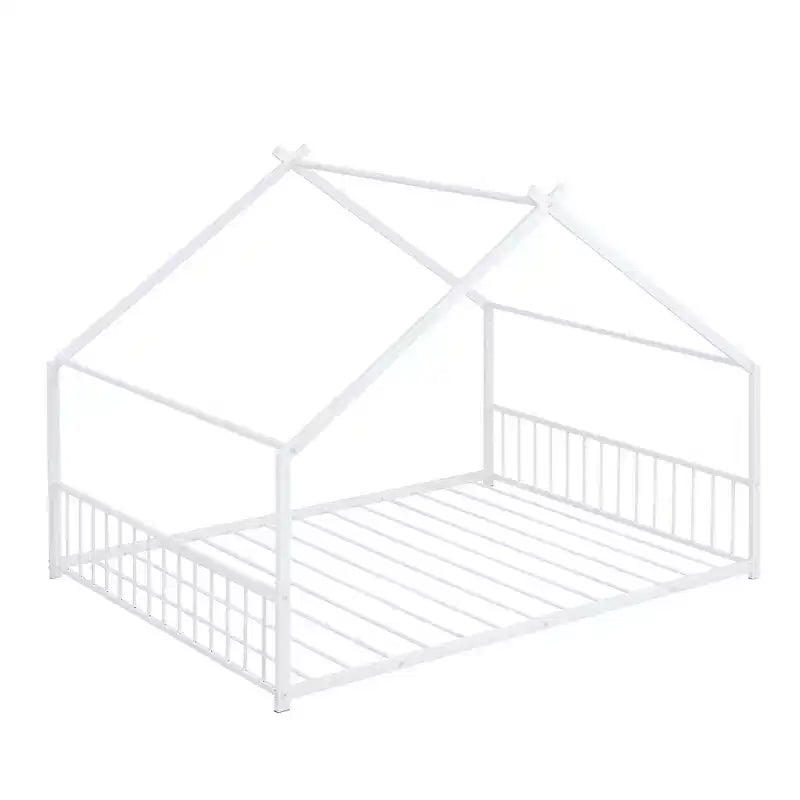 Whisen Playhouse Design Metal Frame House Bed, Superior Quality
