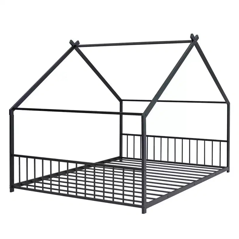Whisen Playhouse Design Metal Frame House Bed, Superior Quality