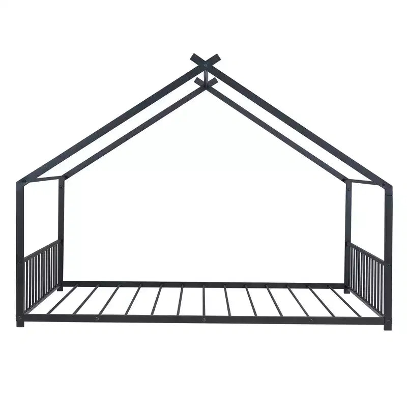 Whisen Playhouse Design Metal Frame House Bed, Superior Quality