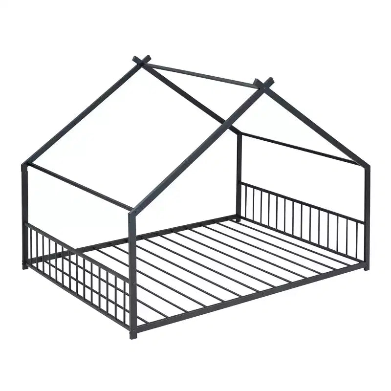 Whisen Playhouse Design Metal Frame House Bed, Superior Quality