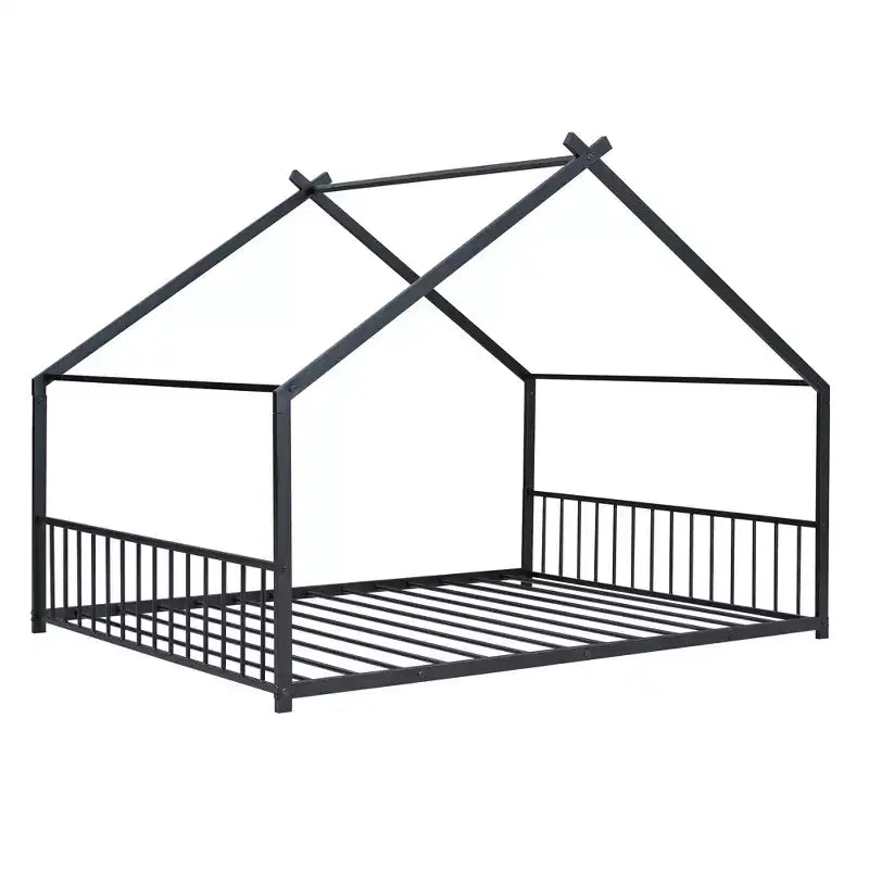Whisen Playhouse Design Metal Frame House Bed, Superior Quality