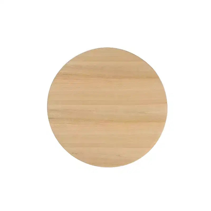GDFStudio Bridie Mid Century Modern Round Wood End Table with Splayed Legs