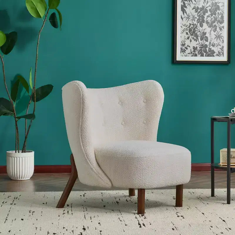Christopher Knight Home Terrell Contemporary Birch Wood Upholstered Club Chair