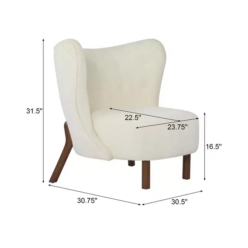 Christopher Knight Home Terrell Contemporary Birch Wood Upholstered Club Chair