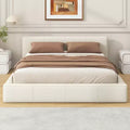 Christopher Knight Home Francis Modern Faux Leather Upholstered Wood Platform Bed with Headboard