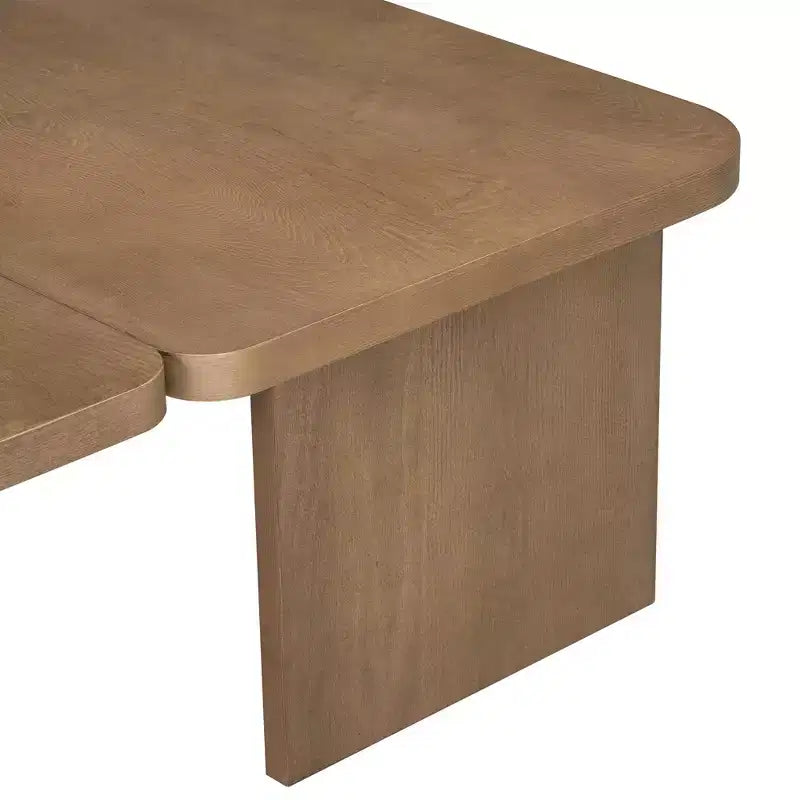 41W Coffee Table Set Cocktail Table Center Table Combination Side Table Rectangle Accent Table, Modern&Minimalist, Natural/Black/Espresso-ModernLuxe