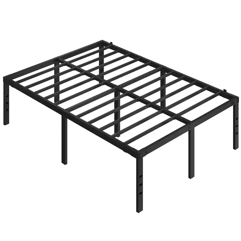 Yaheetech Metal Platform Bed Frame with Heavy Duty Steel Slat Support and Underbed Storage Space