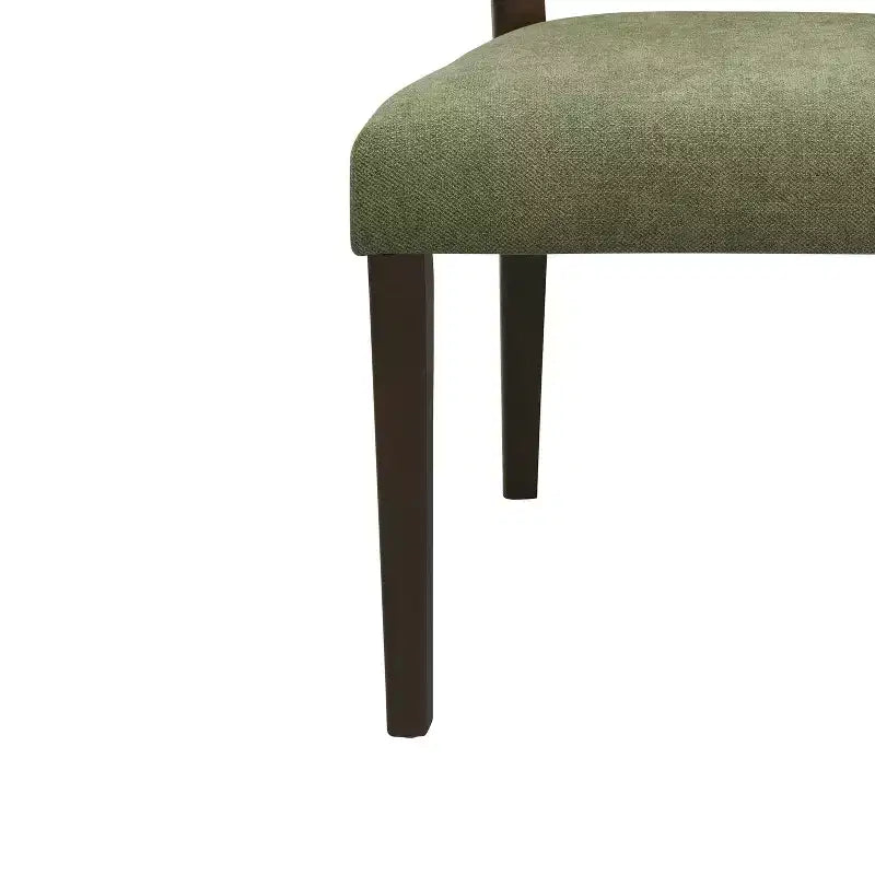 Christopher Knight Home Hassan Rubberwood Upholstered Dining Chairs with Cane Webbing(Set of 2)