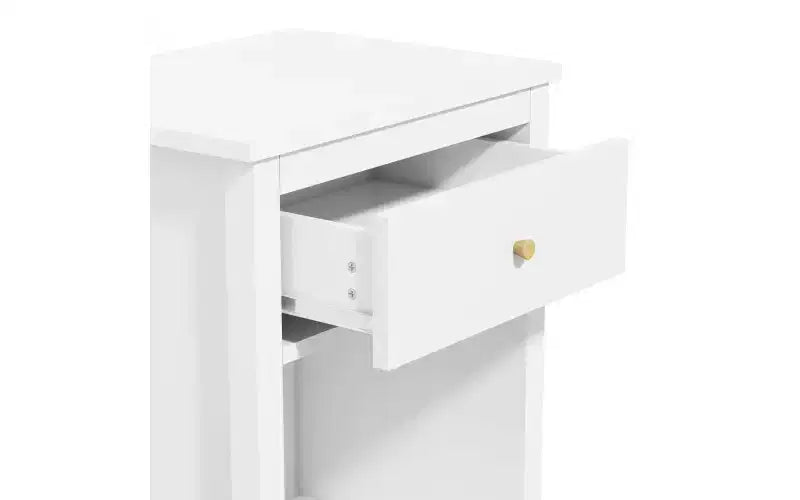 GDFStudio Cliff 26.77''H Wooden Nightstand with Drawer and Shelf
