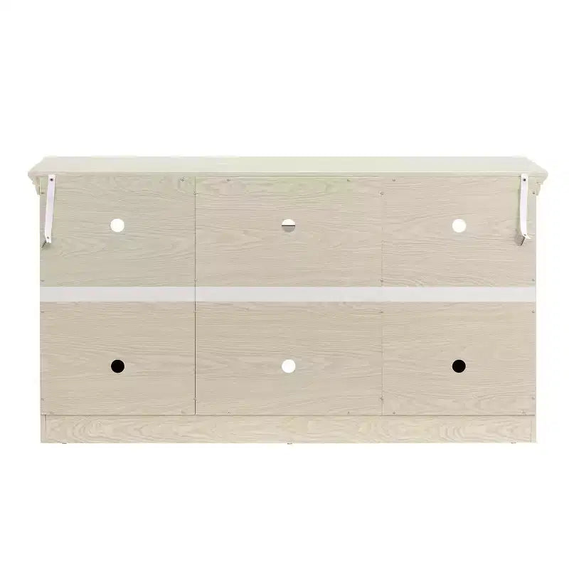 JVNOXK 60-inch double-door farmhouse-style cabinet, barn design, farmhouse TV stand, modern media cabinet with storage space, white