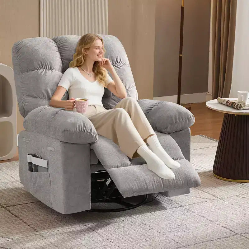 Modern Lounge Accent Chair with Ergonomic Upholstered Design, Comfortable Armchair for Living Room, Bedroom, or Office