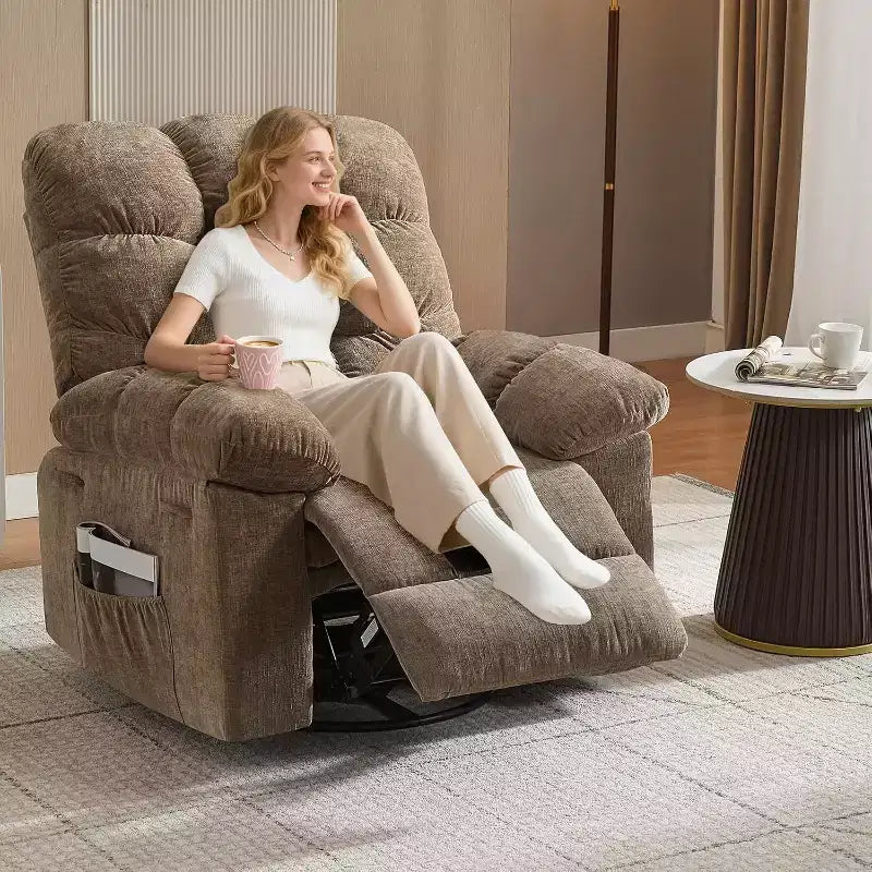 Modern Lounge Accent Chair with Ergonomic Upholstered Design, Comfortable Armchair for Living Room, Bedroom, or Office