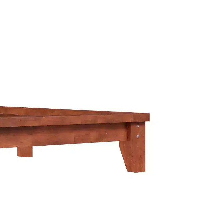Full/Queen/King Size Platform Bed Frame with Headboard, Mid-Century Modern Style Bed Frame - ModernLuxe