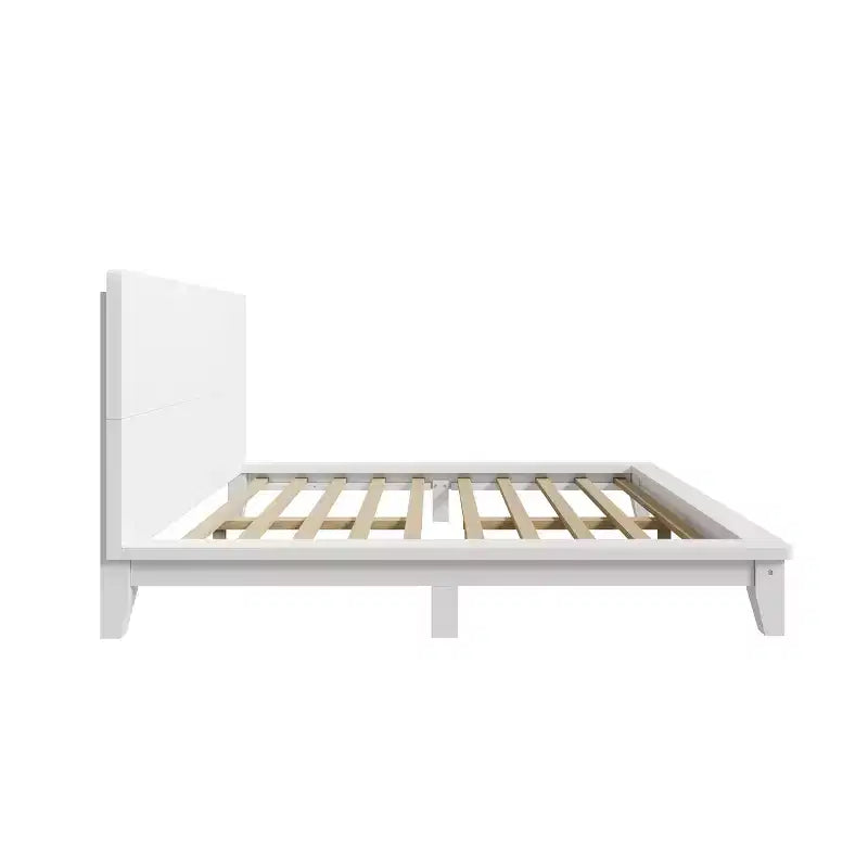 Full/Queen/King Size Platform Bed Frame with Headboard, Mid-Century Modern Style Bed Frame - ModernLuxe