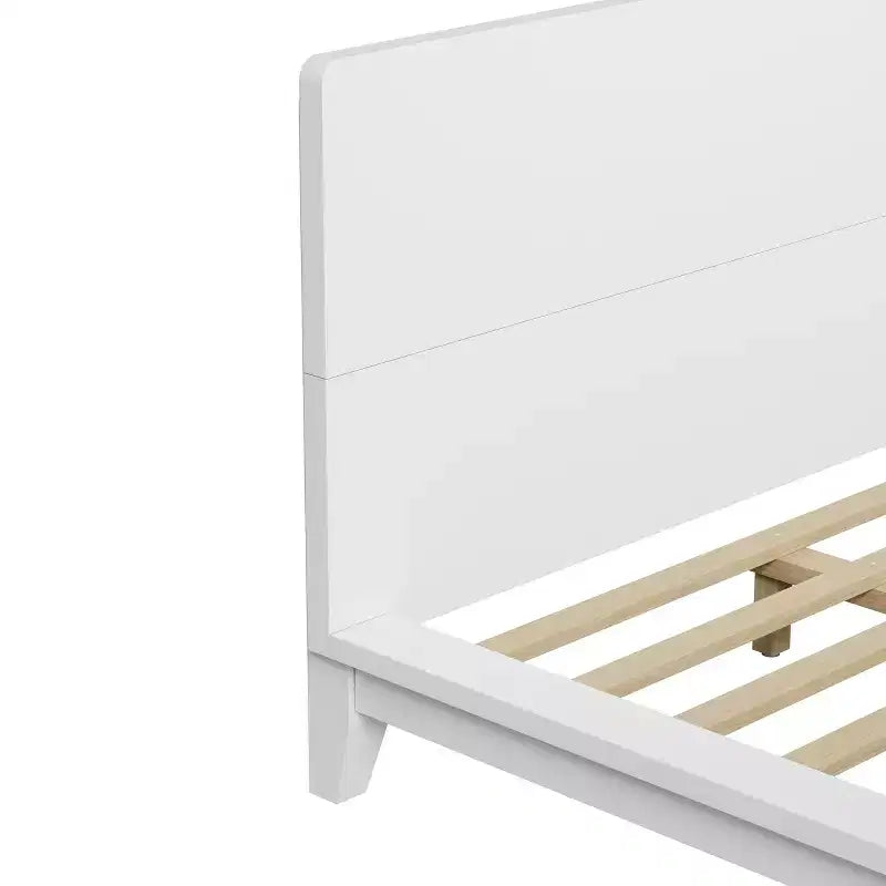 Full/Queen/King Size Platform Bed Frame with Headboard, Mid-Century Modern Style Bed Frame - ModernLuxe