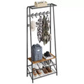 Hall Tree with Bench and Shoe Storage, 4-in-1 Coat Rack Entryway Bench,Hallway Organizer with Metal Frame for Entryway, Living Room, Bedroom