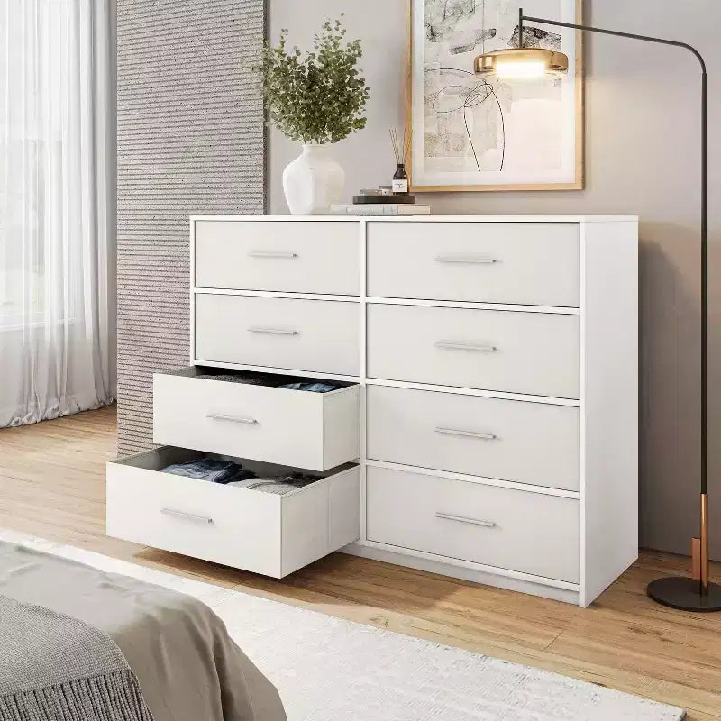 GDFStudio Quitterie 44.5'' Modern 8-Drawer Dresser