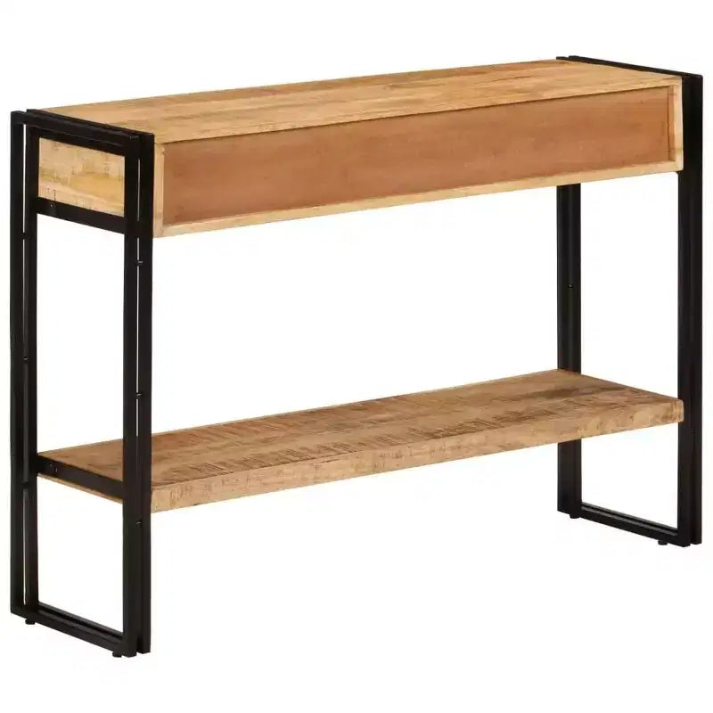 vidaXL Console Table Multicolor Solid reclaimed wood, iron Medium