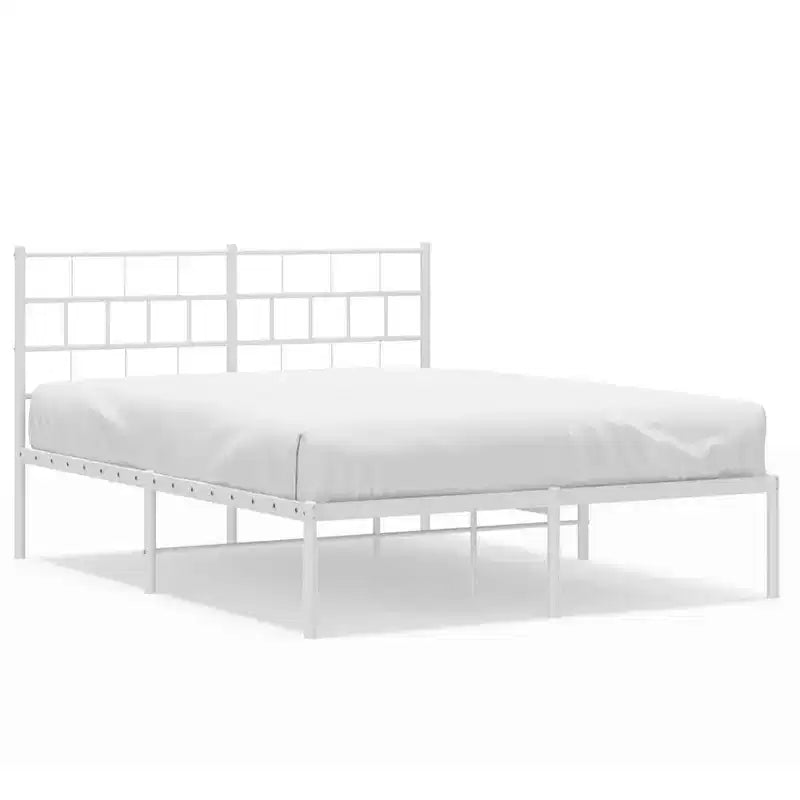 vidaXL Metal Bed Frame, Heavy-Duty, No Mattress