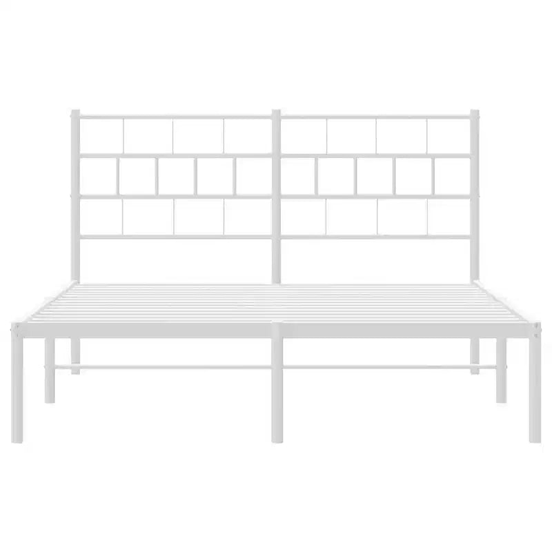 vidaXL Metal Bed Frame, Heavy-Duty, No Mattress