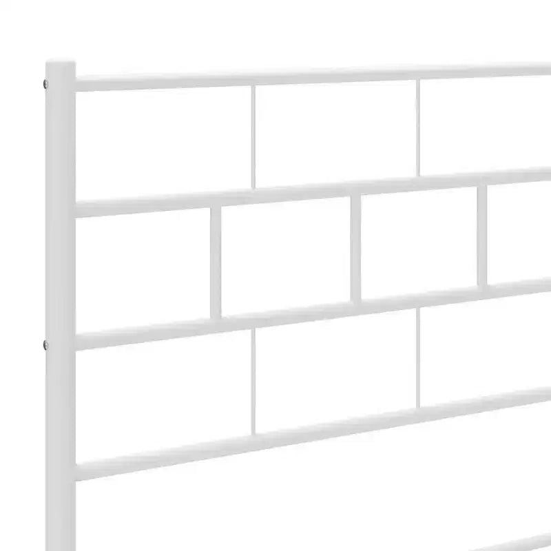 vidaXL Metal Bed Frame, Heavy-Duty, No Mattress
