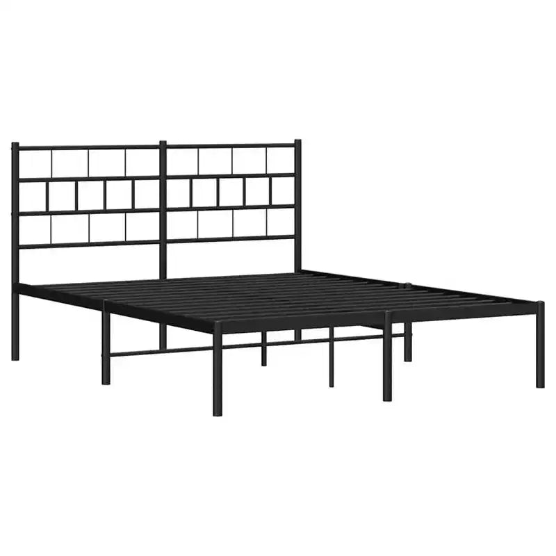 vidaXL Metal Bed Frame, Heavy-Duty, No Mattress