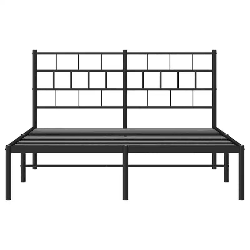 vidaXL Metal Bed Frame, Heavy-Duty, No Mattress