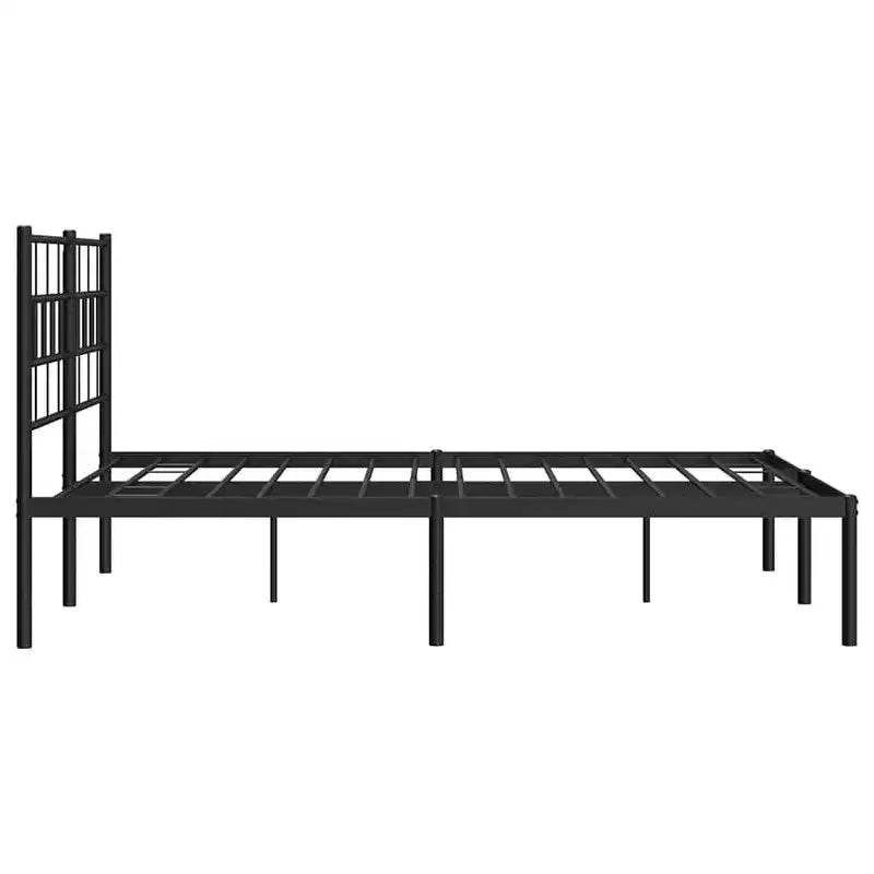 vidaXL Metal Bed Frame, Heavy-Duty, No Mattress