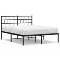 vidaXL Metal Bed Frame, Heavy-Duty, No Mattress