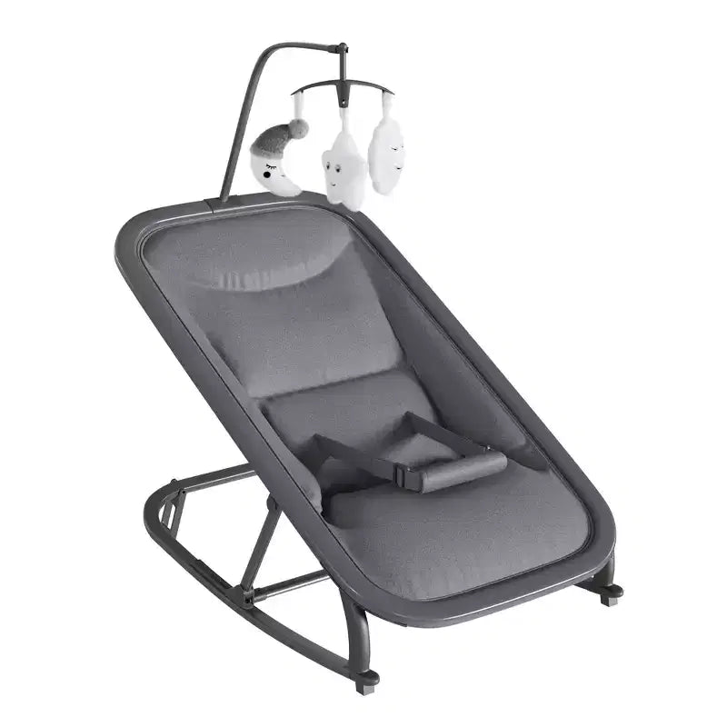 COZONY 2-in-1 Collapsible Baby Bouncer & Rocker, 3-Position Adjustable Seat, Lightweight & Portable