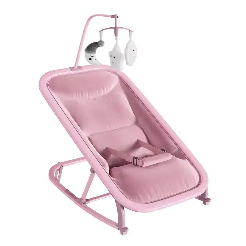COZONY 2-in-1 Collapsible Baby Bouncer & Rocker, 3-Position Adjustable Seat, Lightweight & Portable