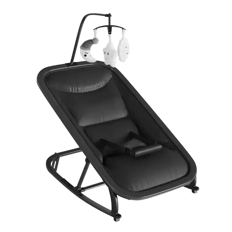 COZONY 2-in-1 Collapsible Baby Bouncer & Rocker, 3-Position Adjustable Seat, Lightweight & Portable